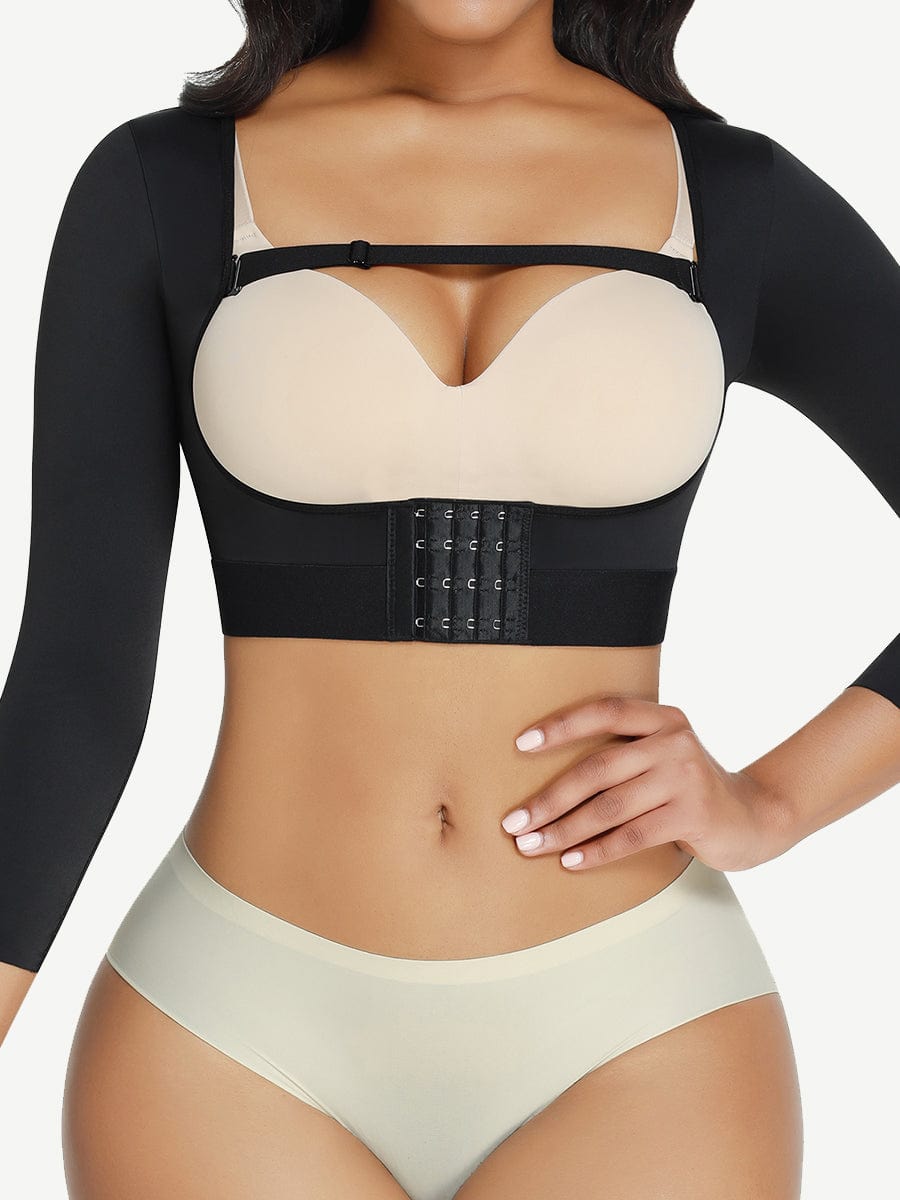 Anti-Shake Post-Surgery Chest Support Top Dark Skin 1