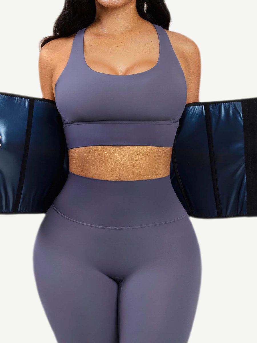 Steel-Boned Waist Trainer With Double Belts Black 1
