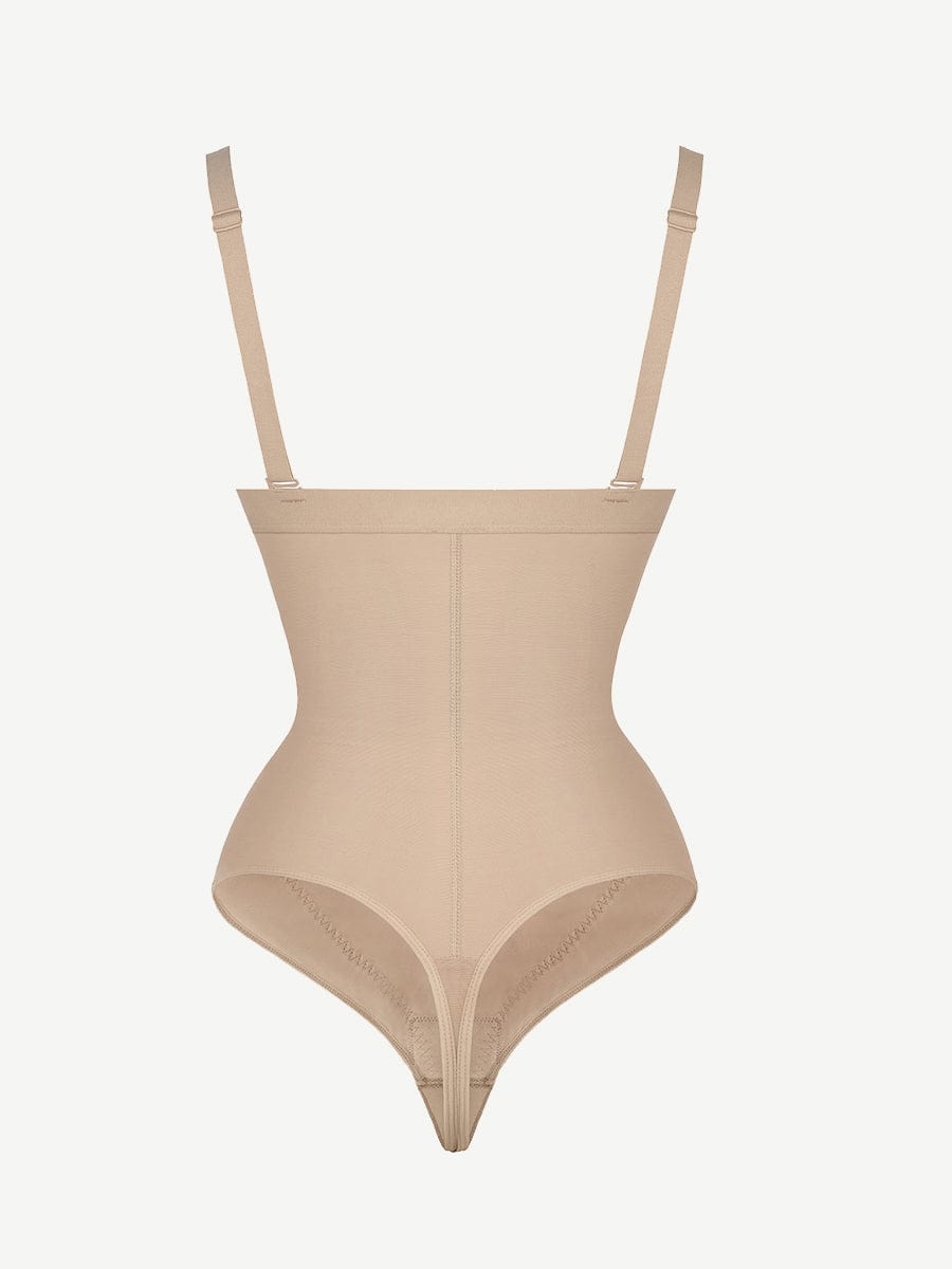 High-Waist Thong Panty Shapewear Plus Size Light Skin 2