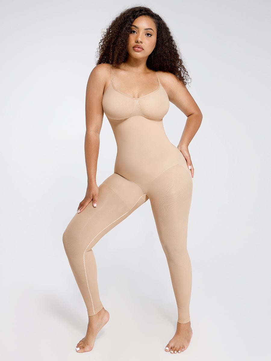 Seamless Full-Length Body Shaper Black 1