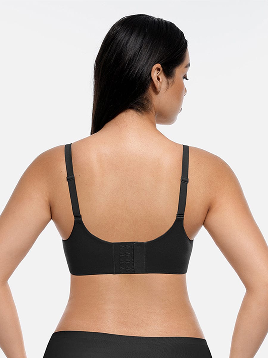 Wireless Push-Up Demi Bralette Black 2