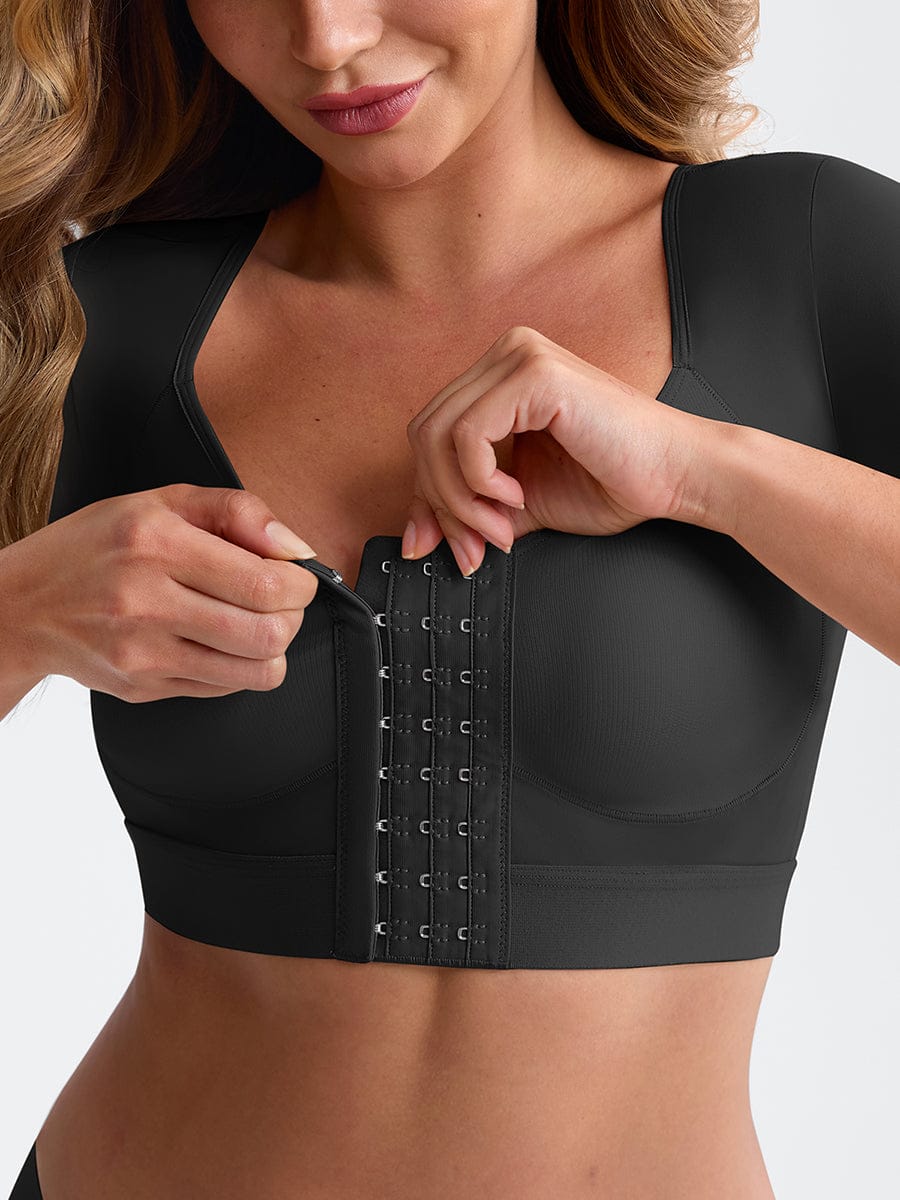 Post-Surgery Compression Support Tank Black 1