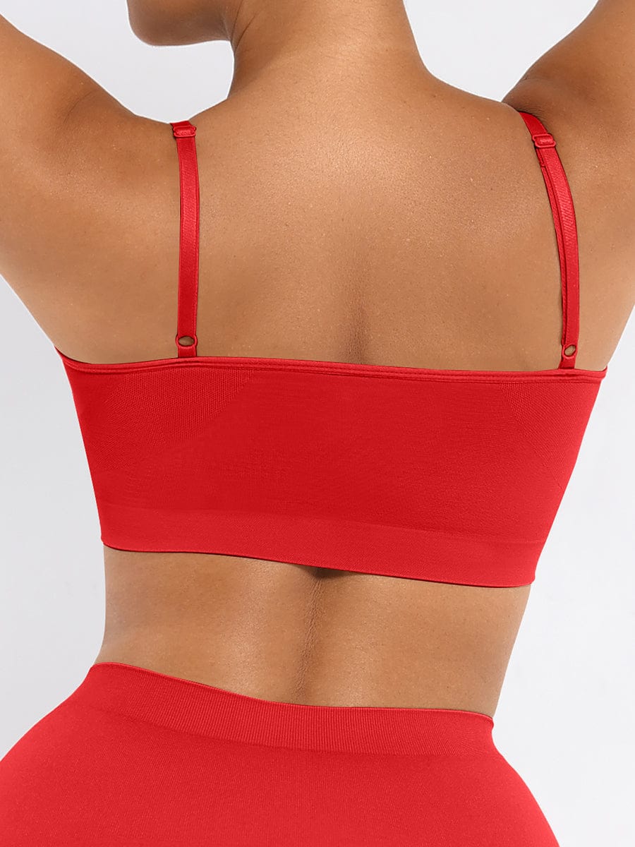 Wireless Supportive Shaping Bra Dark Pink 2