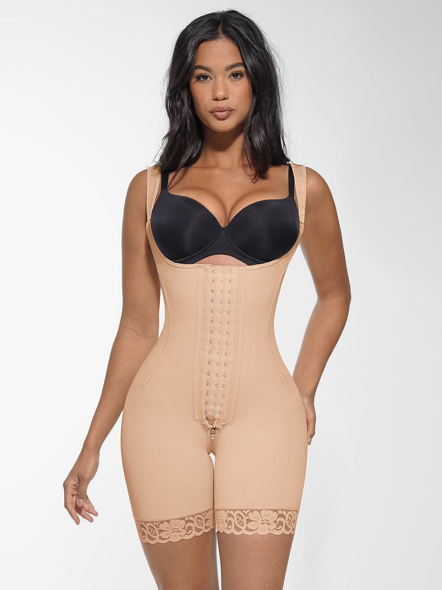 Post-Surgery 7 Steel Bone Body Shaper Black 1