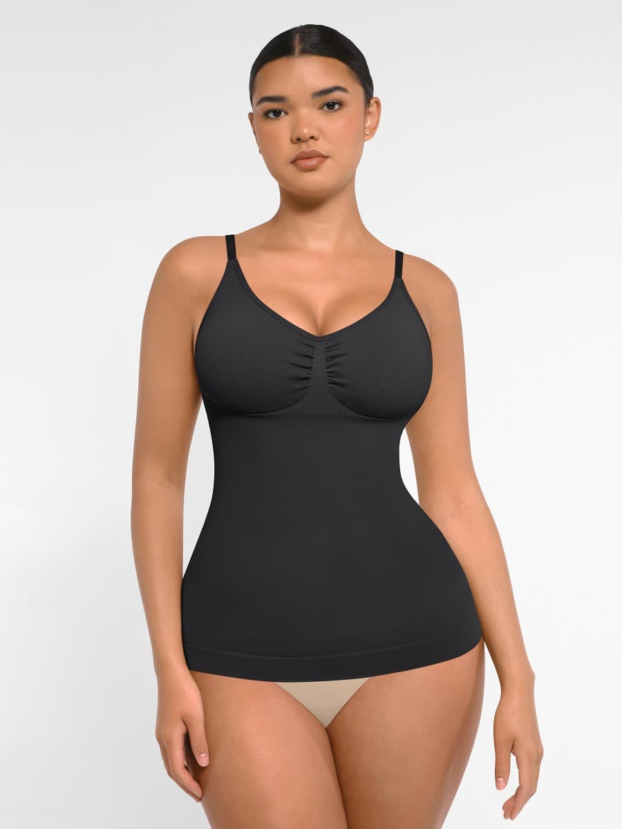 Postpartum Bust Support Shaping Tank Top Black 1