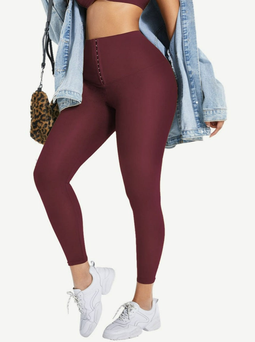 High-Waist Full-Length Pant Shaper Black 2