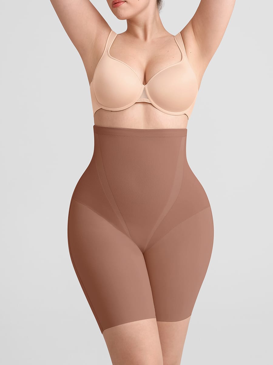 Seamless Shapewear Shorts With Butt Lifter 1