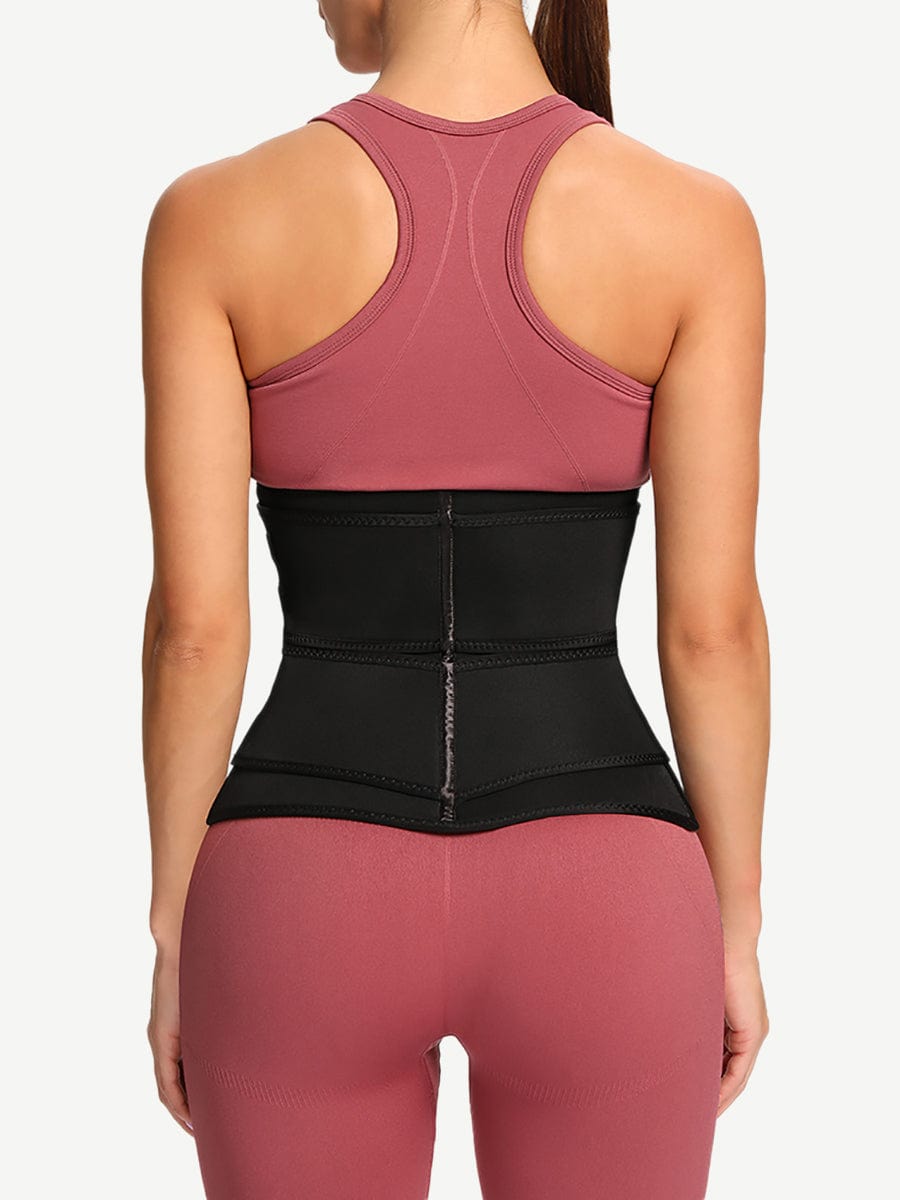 Athletic Neoprene Waist Trainer Black 2