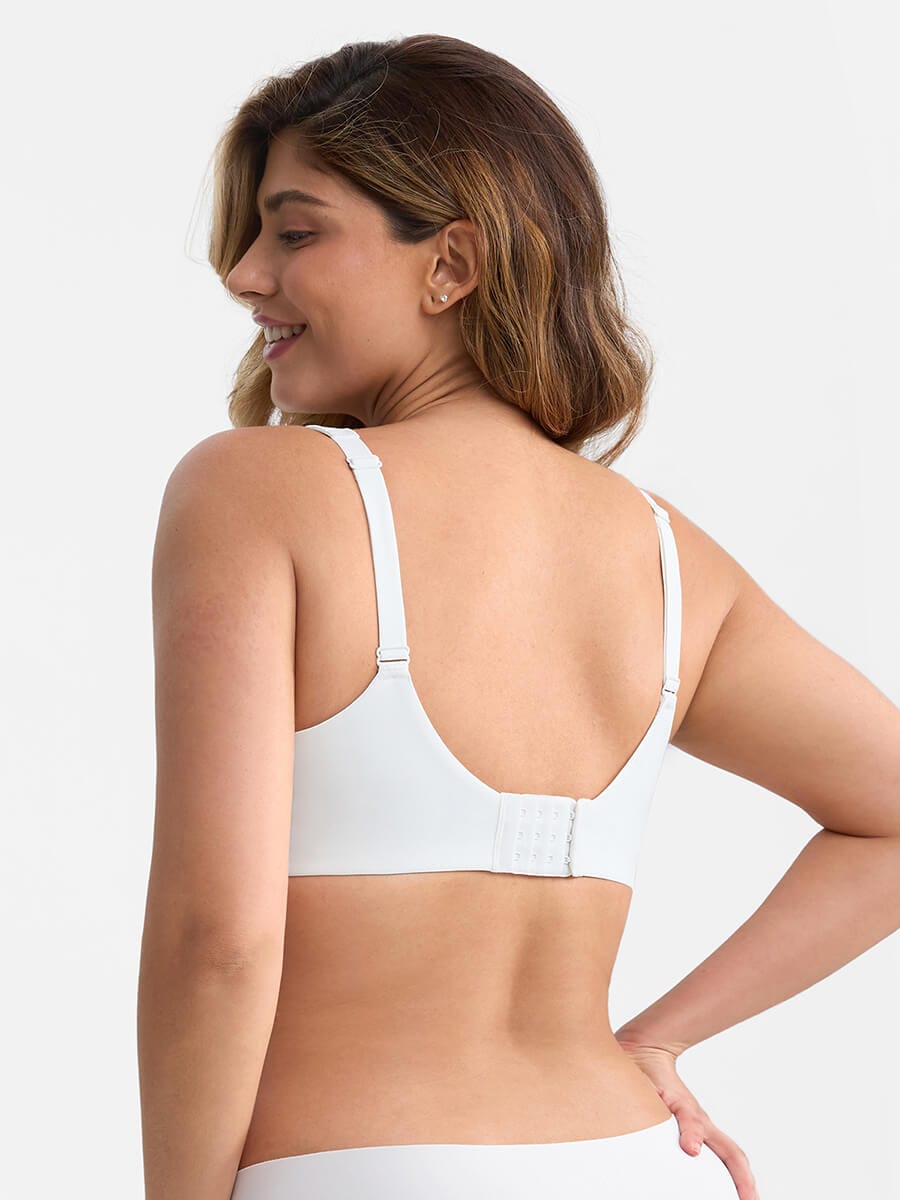 Full Coverage Plunge Minimizer Bra Black 14