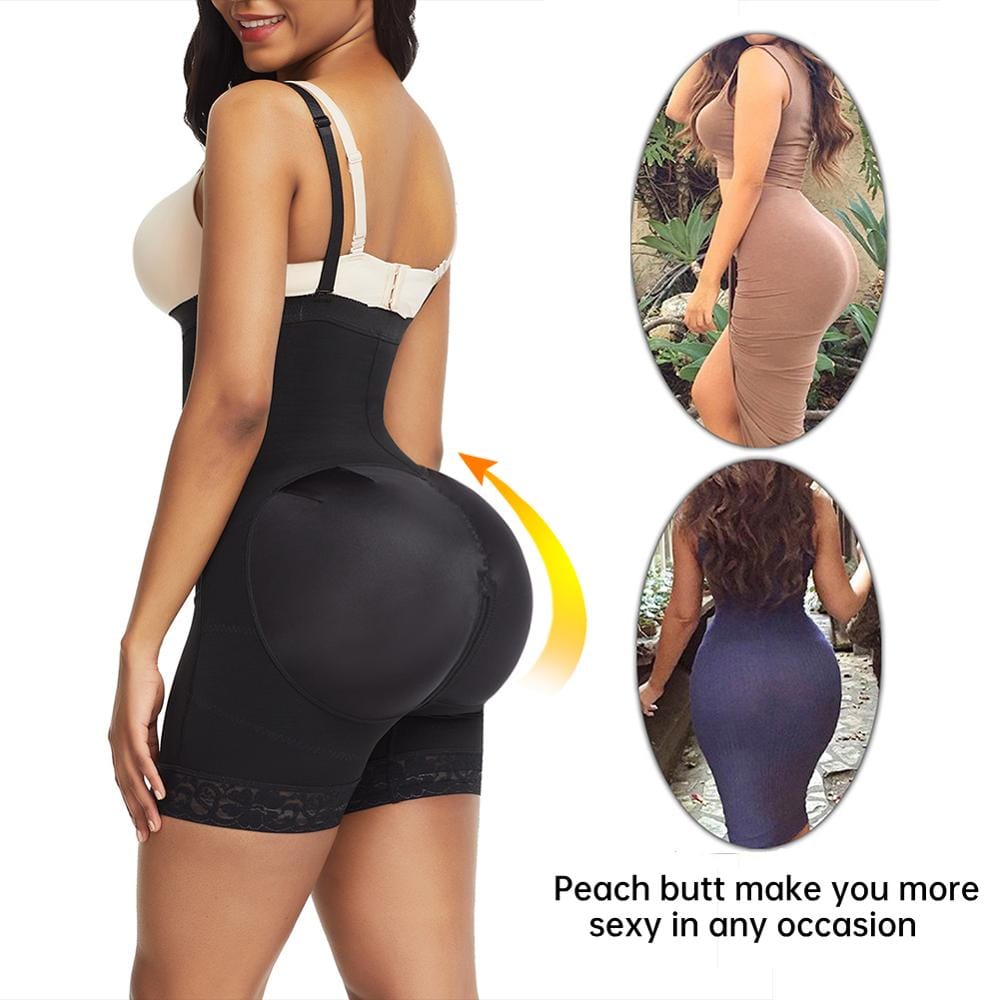 Detachable Strap Side-Zip Post-Surgery Body Shaper 3