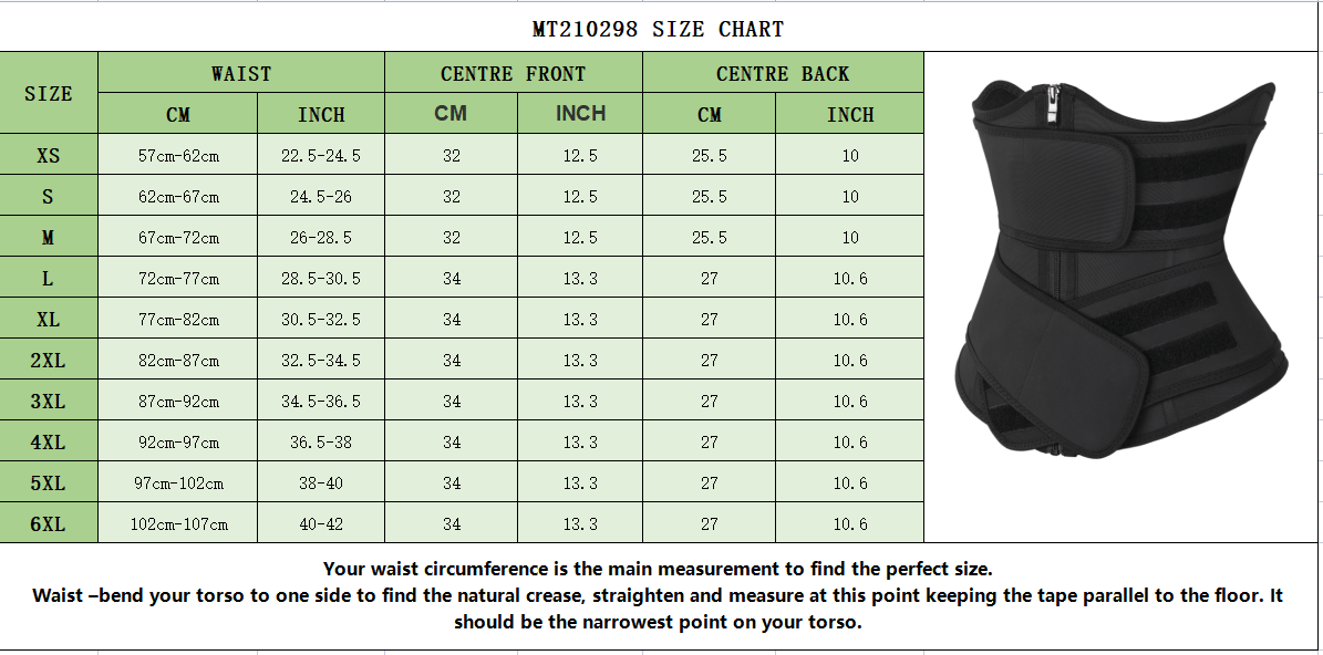 Under-Bust Latex Waist Trainer With Double Belts 2