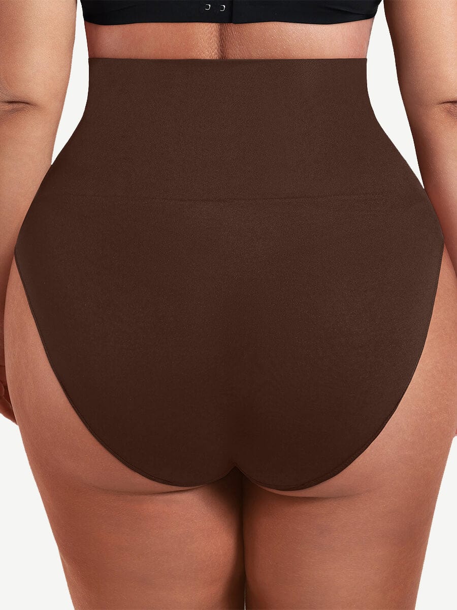 Eco-Friendly Instant Smooth Low-Rise Briefs Dark Brown 4
