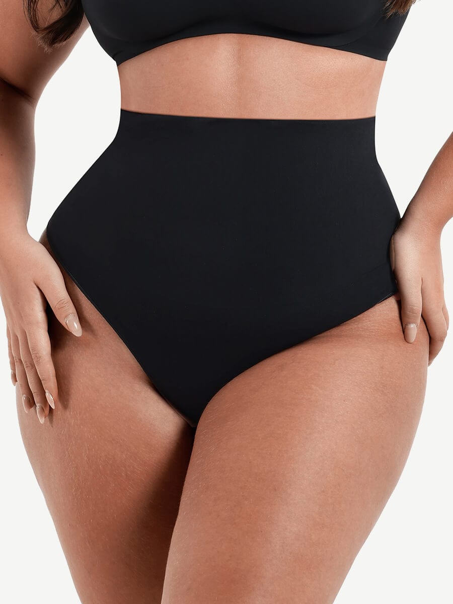 Eco-Friendly Instant Smooth Shaping Thong Dark Brown 2