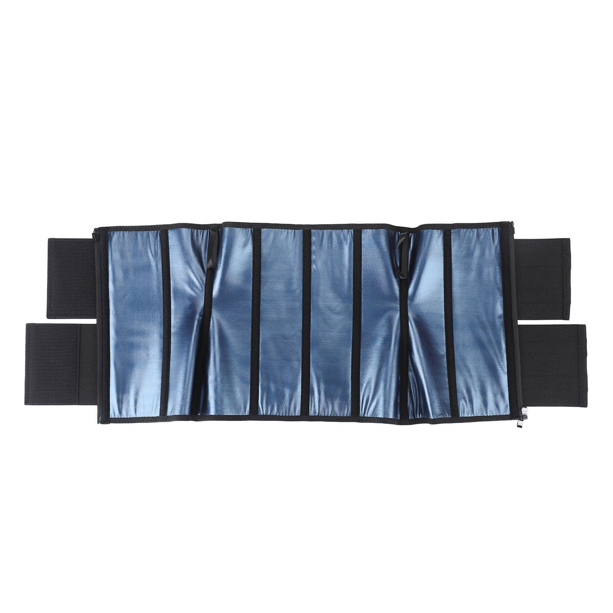 Steel-Boned Waist Trainer With Double Belts Black 6