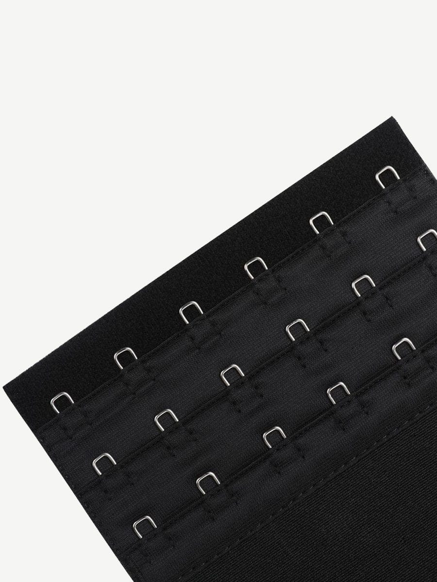 3-Piece Segmented Latex Tummy Wrap Black 7