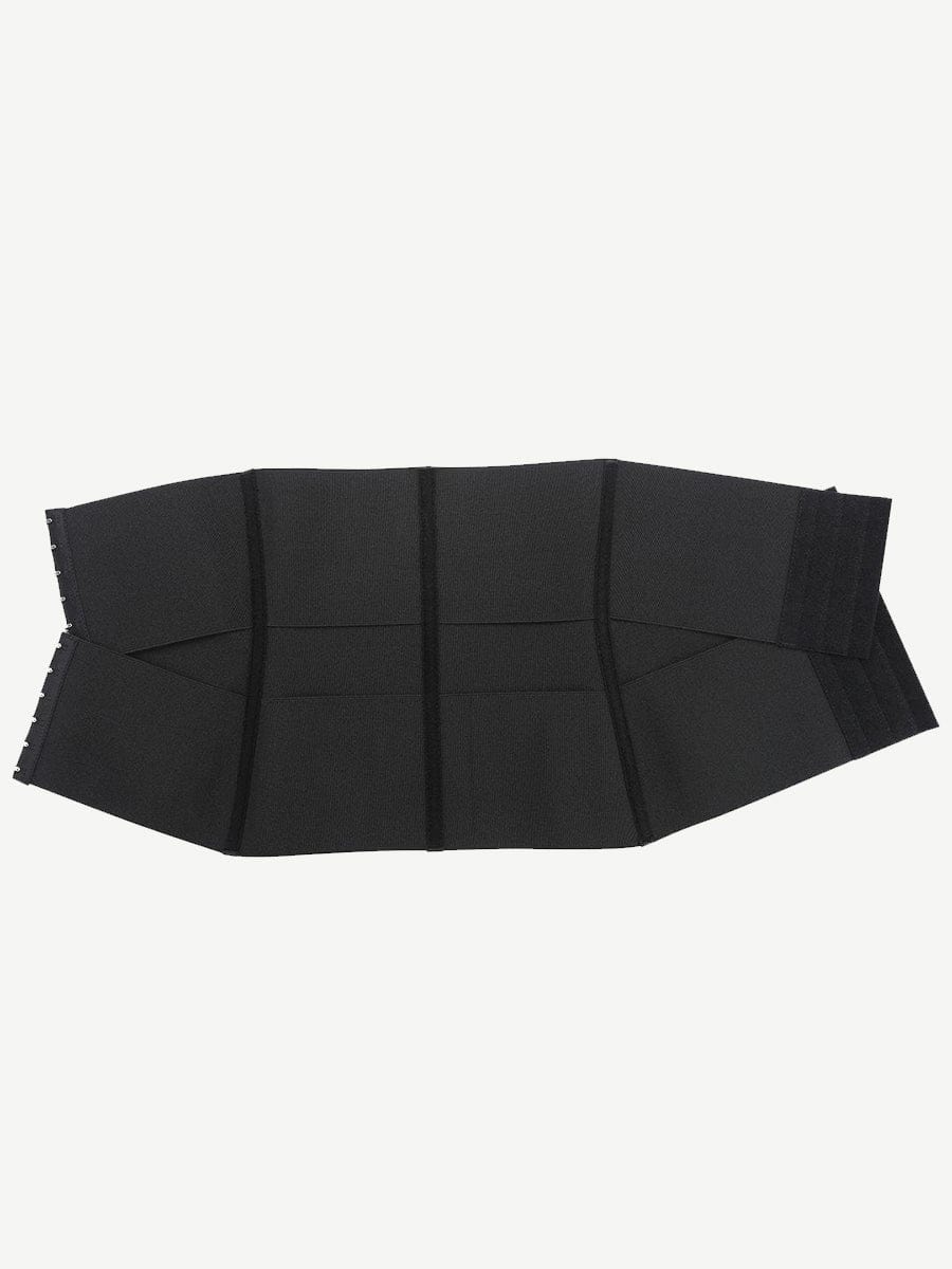 3-Piece Segmented Latex Tummy Wrap Black 8