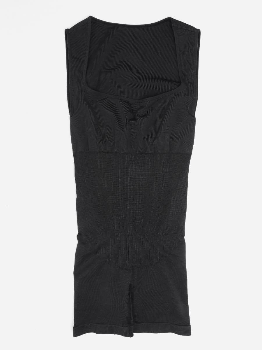 Eco-Friendly Inverted T-Strap Waist Shaping Jumpsuit 3