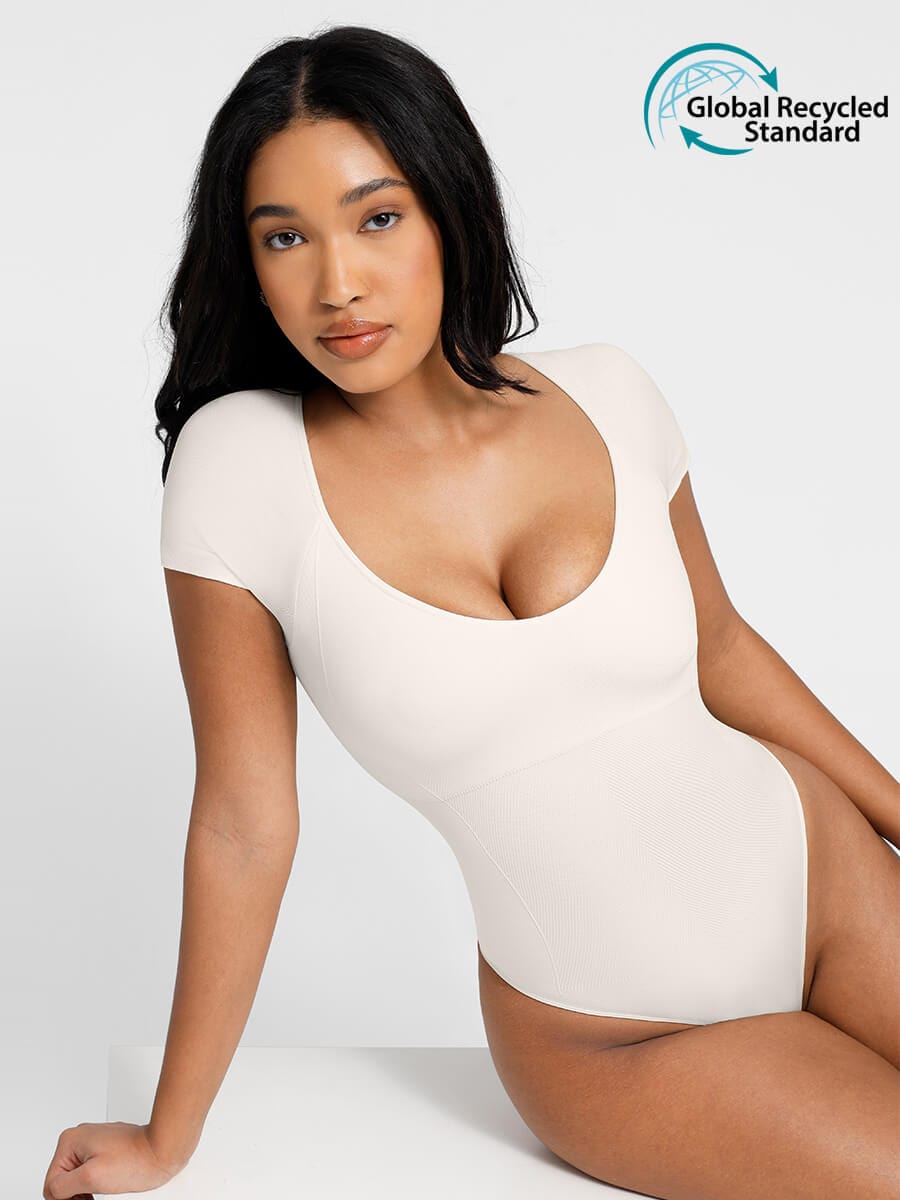 Eco-Friendly Square Neck Shaping Jumpsuit 4
