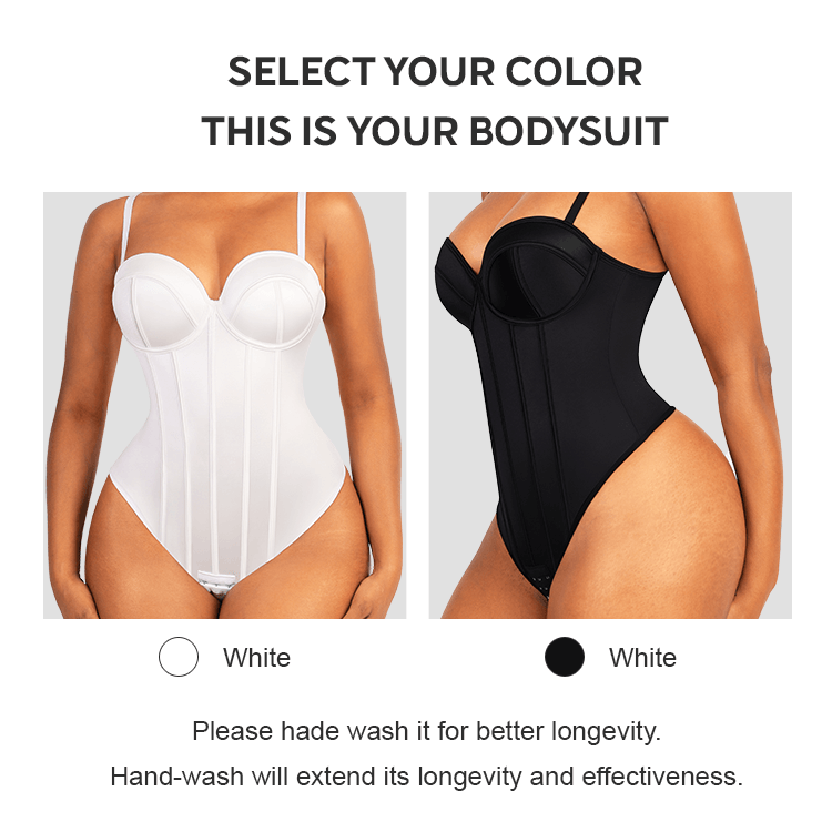 Cupped Strapless Bra-Free Bodysuit 7