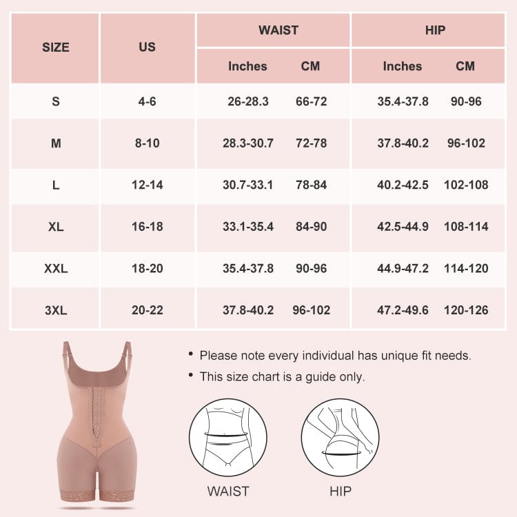 Latex Open-Bust Full Body Shaper With Back Smoothing 14