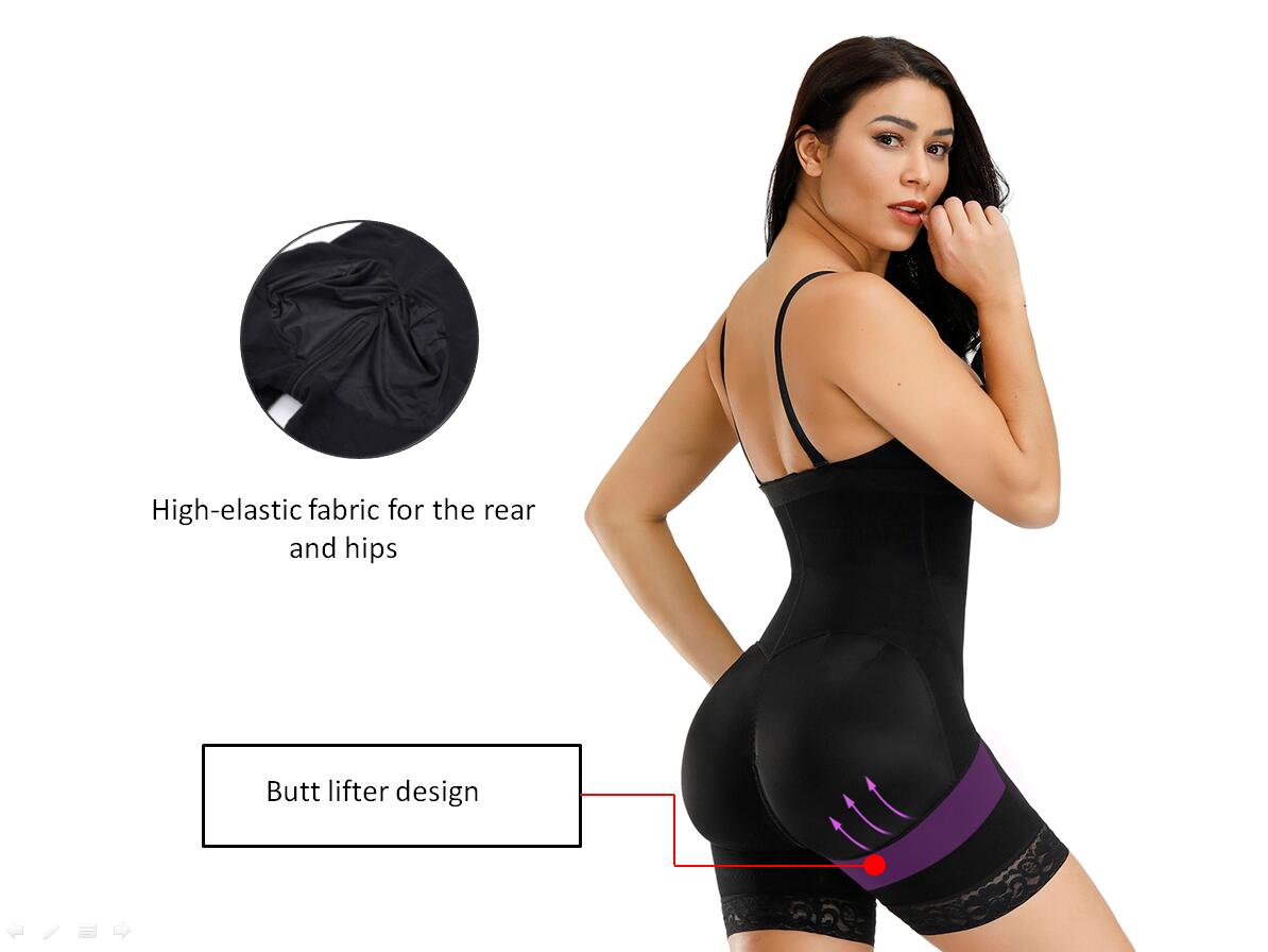 Detachable Strap Post-Surgery Full Body Shaper 10