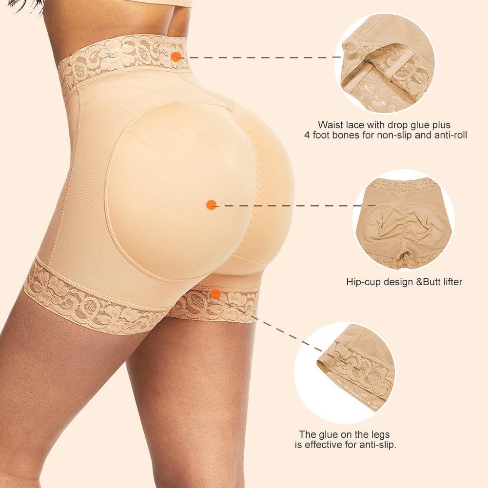 High-Waist Lace Butt Enhancer Panty 1