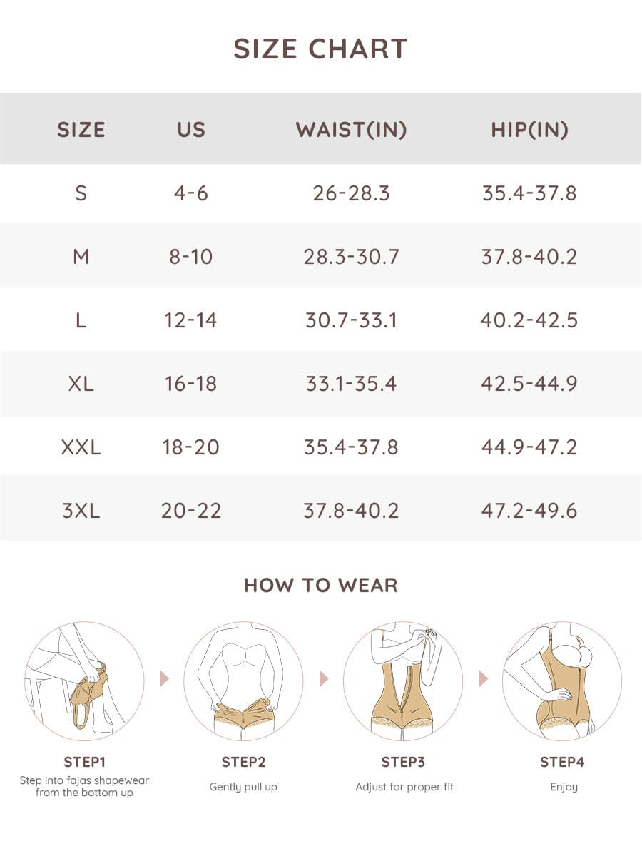 U-Shaped Bust Lifting Front Zip Lace Shapewear 4