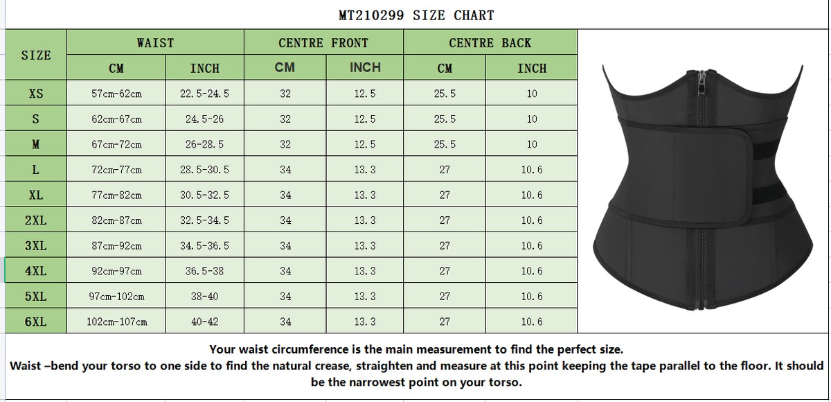 Bust Support Latex Waist Trainer 2