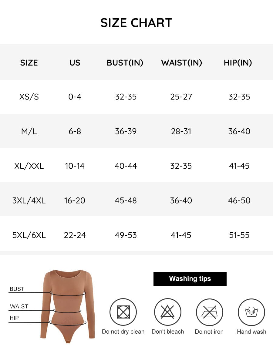 Seamless Long Sleeve Slim Corset Bodysuit 8