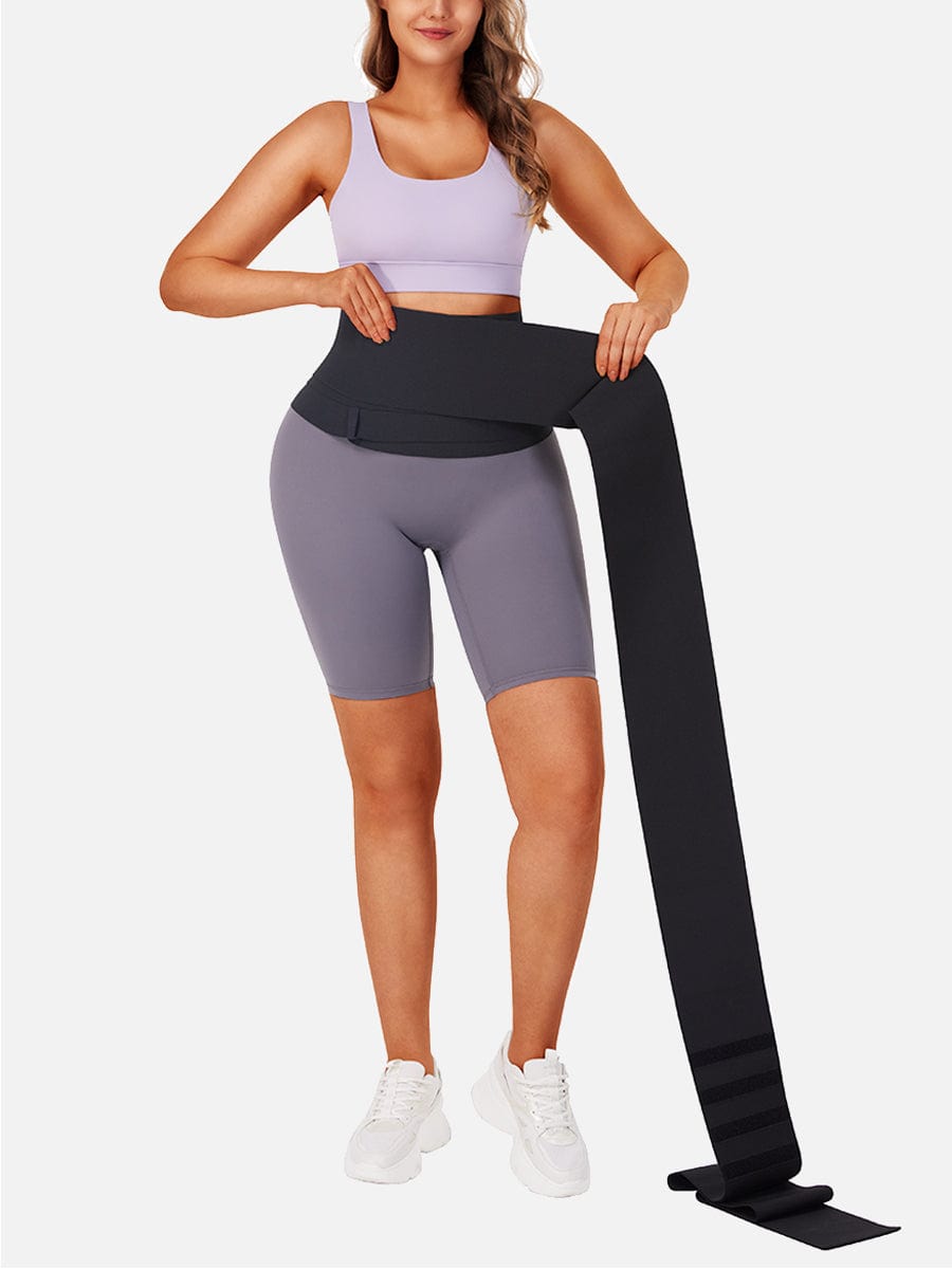 5-Meter Wide Waist Trainer Wrap Black 1