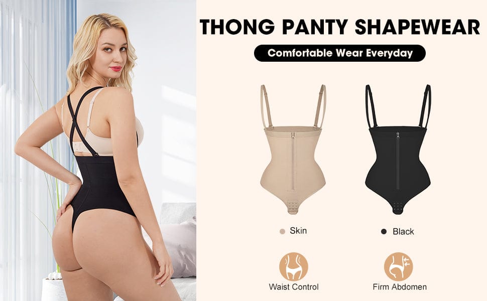 High-Waist Thong Panty Shapewear Plus Size 2