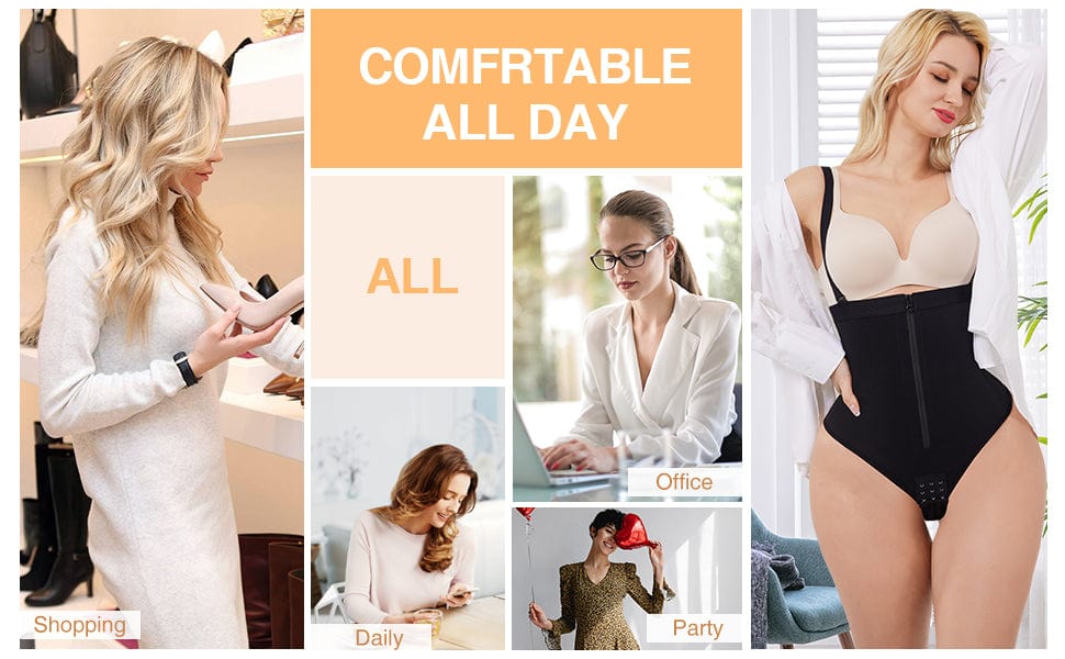 High-Waist Thong Panty Shapewear Plus Size 3