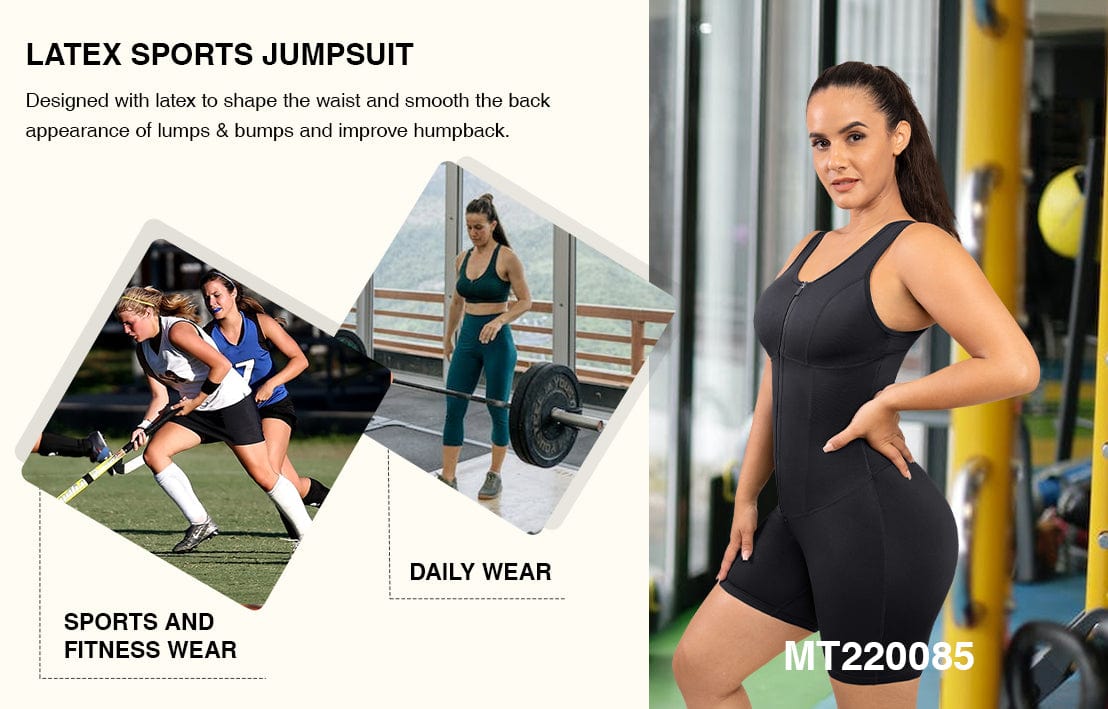 Rubber Fitness Sportswear Shapewear 8