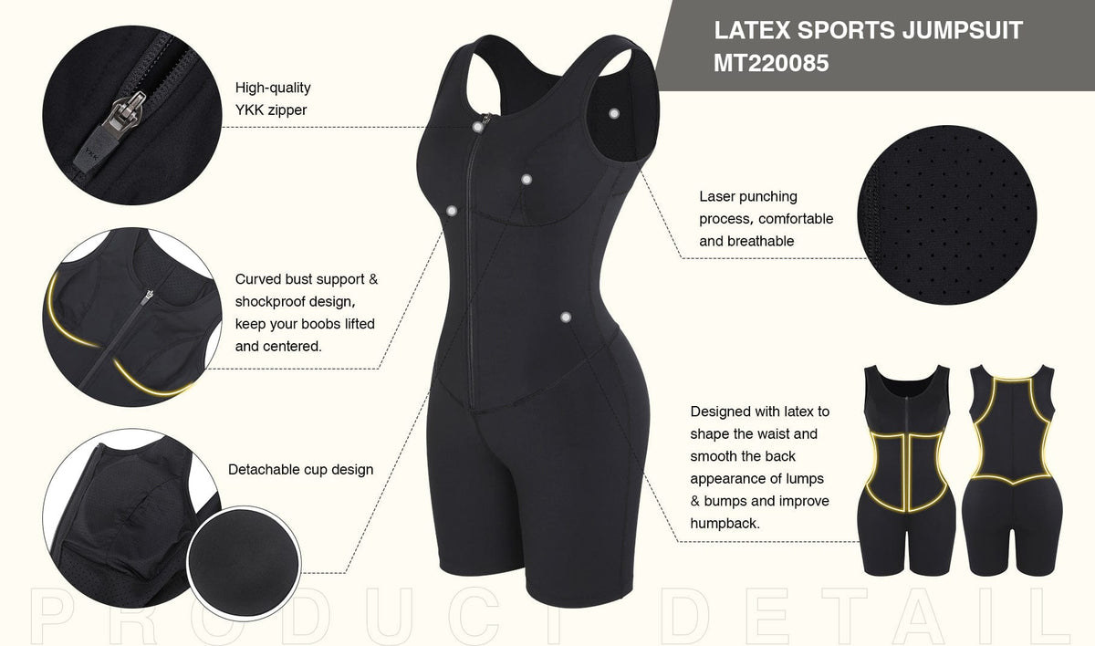 Rubber Fitness Sportswear Shapewear 7