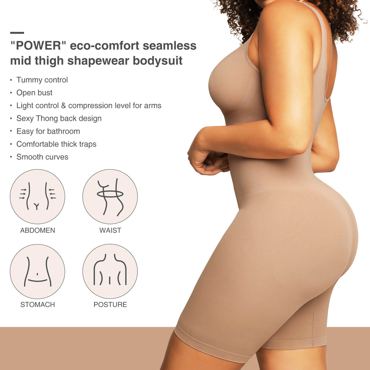 Eco-Friendly Outerwear Jumpsuit Shapewear 15