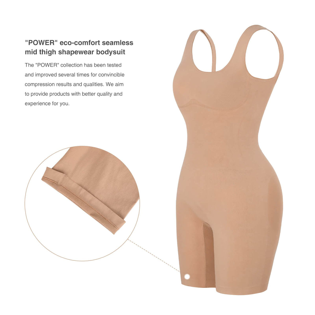 Eco-Friendly Outerwear Jumpsuit Shapewear 16