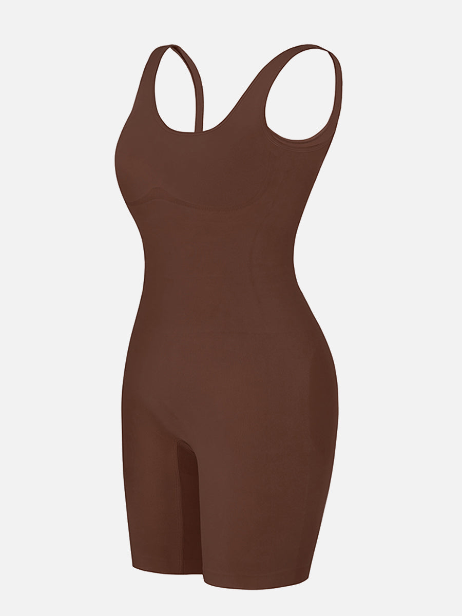 Eco-Friendly Outerwear Jumpsuit Shapewear Light Brown 3