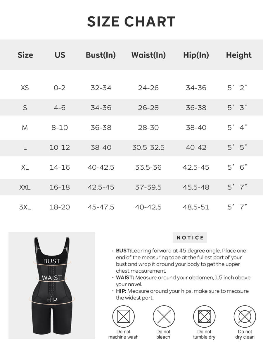 Post-Surgery U-Shaped 3-Row Body Shaper 10