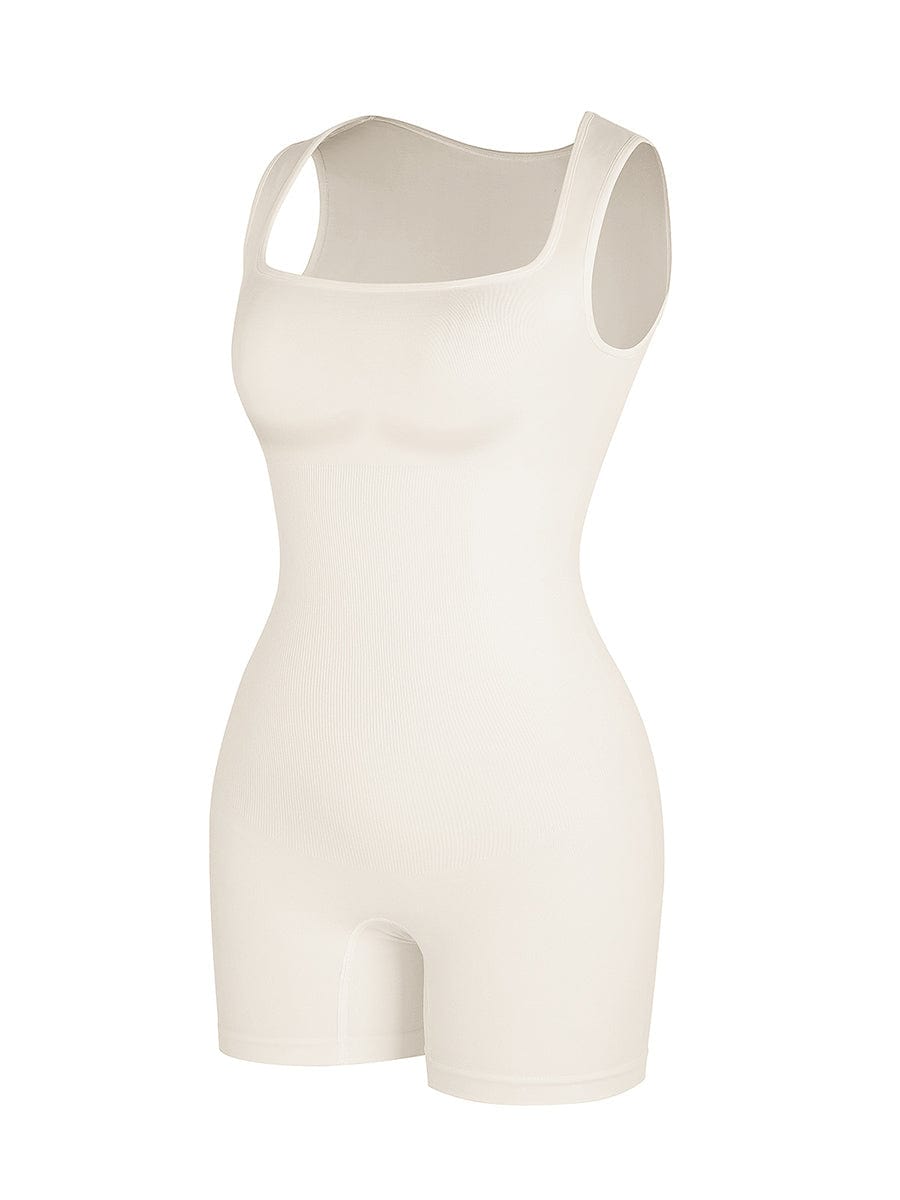 Eco-Friendly Inverted T-Strap Waist Shaping Jumpsuit 18