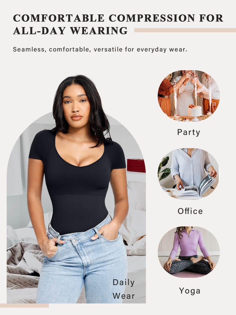 Eco-Friendly Square Neck Shaping Jumpsuit 15