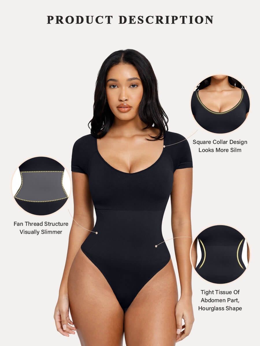 Eco-Friendly Square Neck Shaping Jumpsuit 14