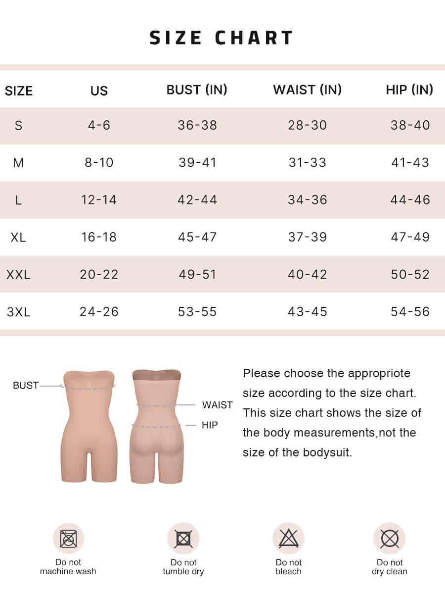 Strapless Butt-Lifting Tummy Control Shapewear 28