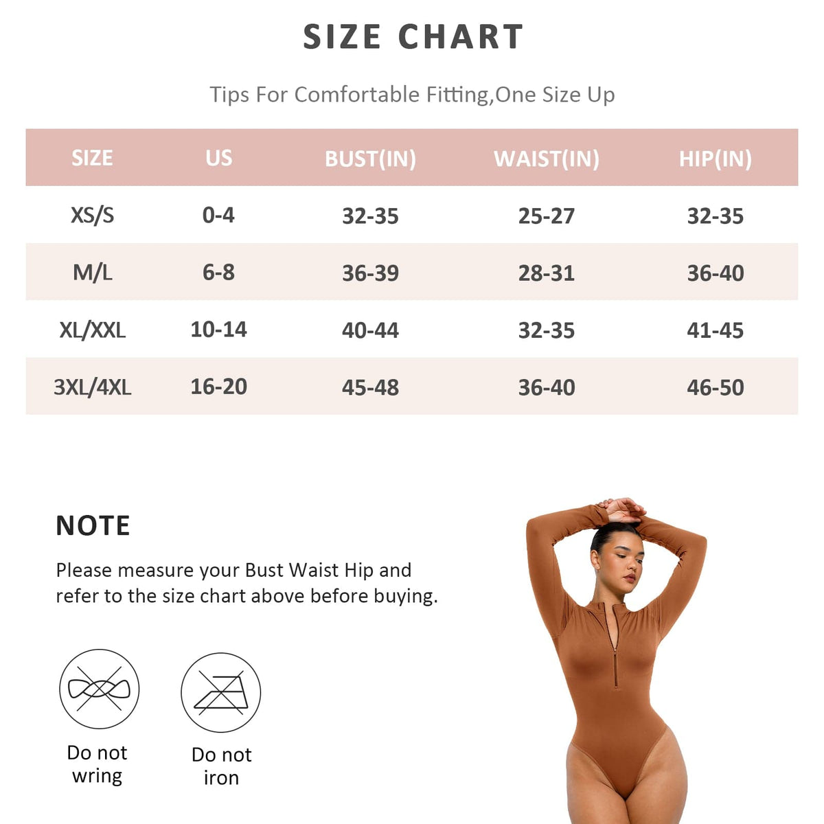 Seamless Long Sleeve Zip-Up Thong Bodysuit 35