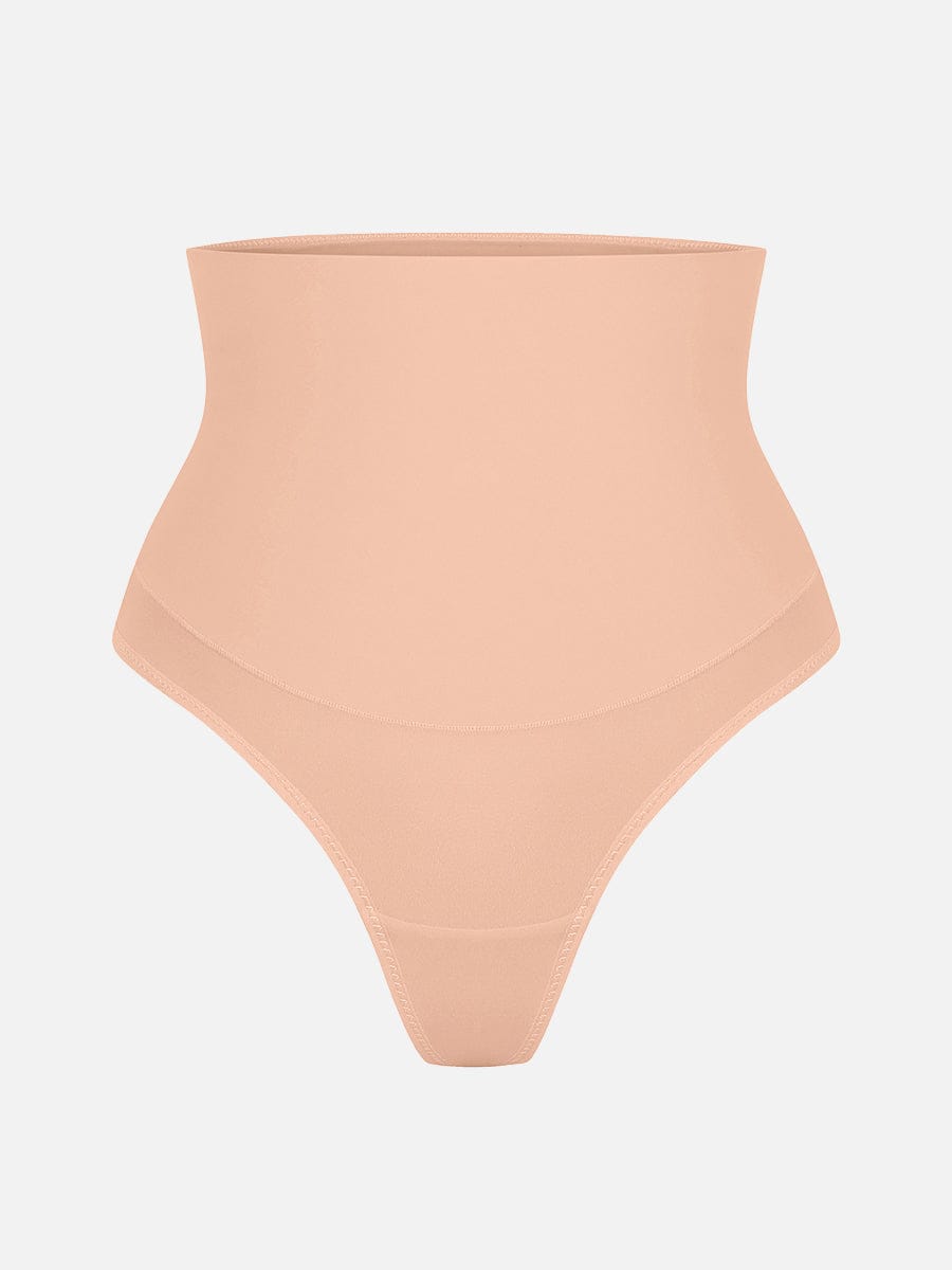 High-Waist Tummy Control Thong Panties 9