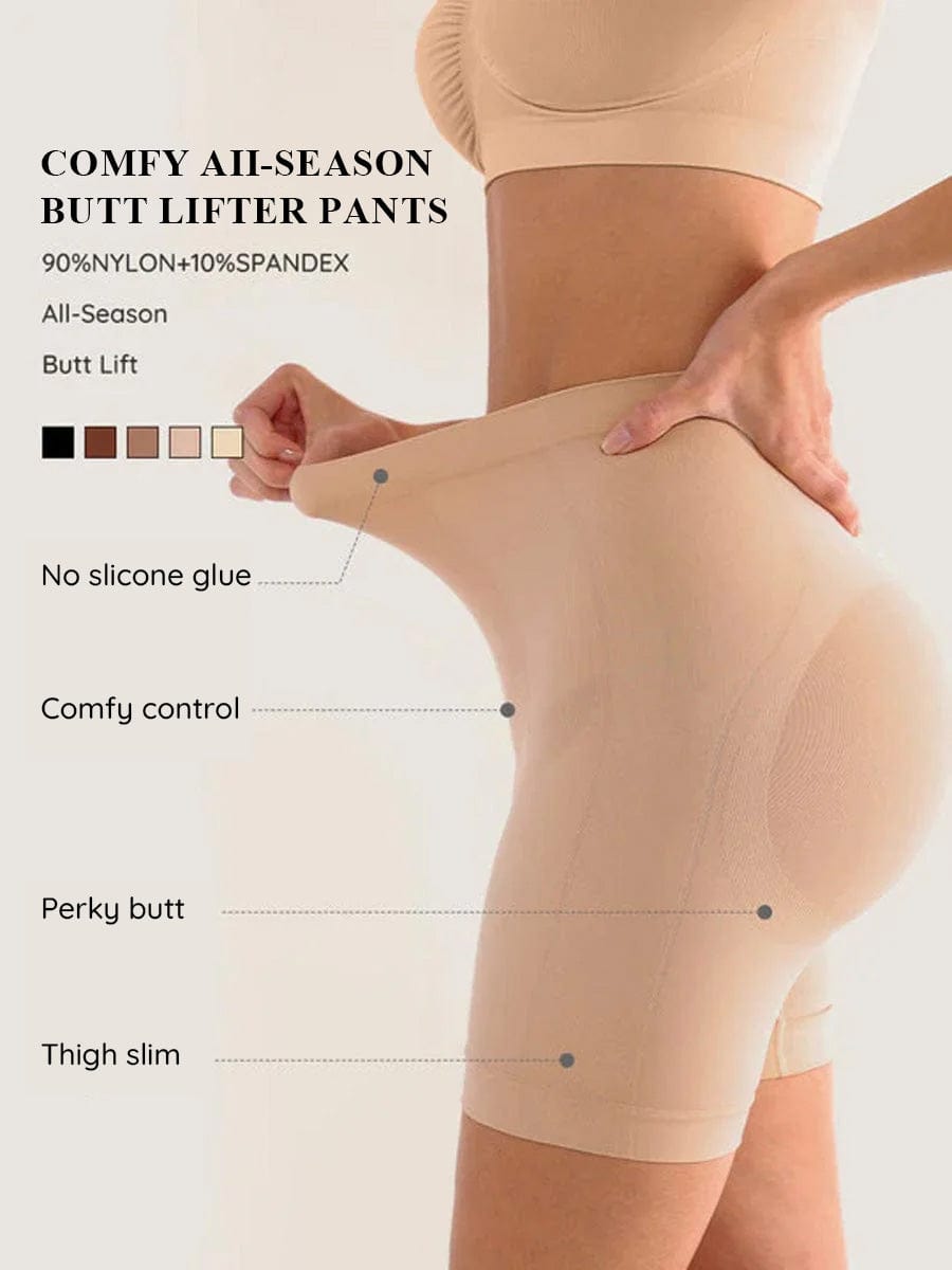 Seamless Mid-Waist Tummy Control Boyshorts 50