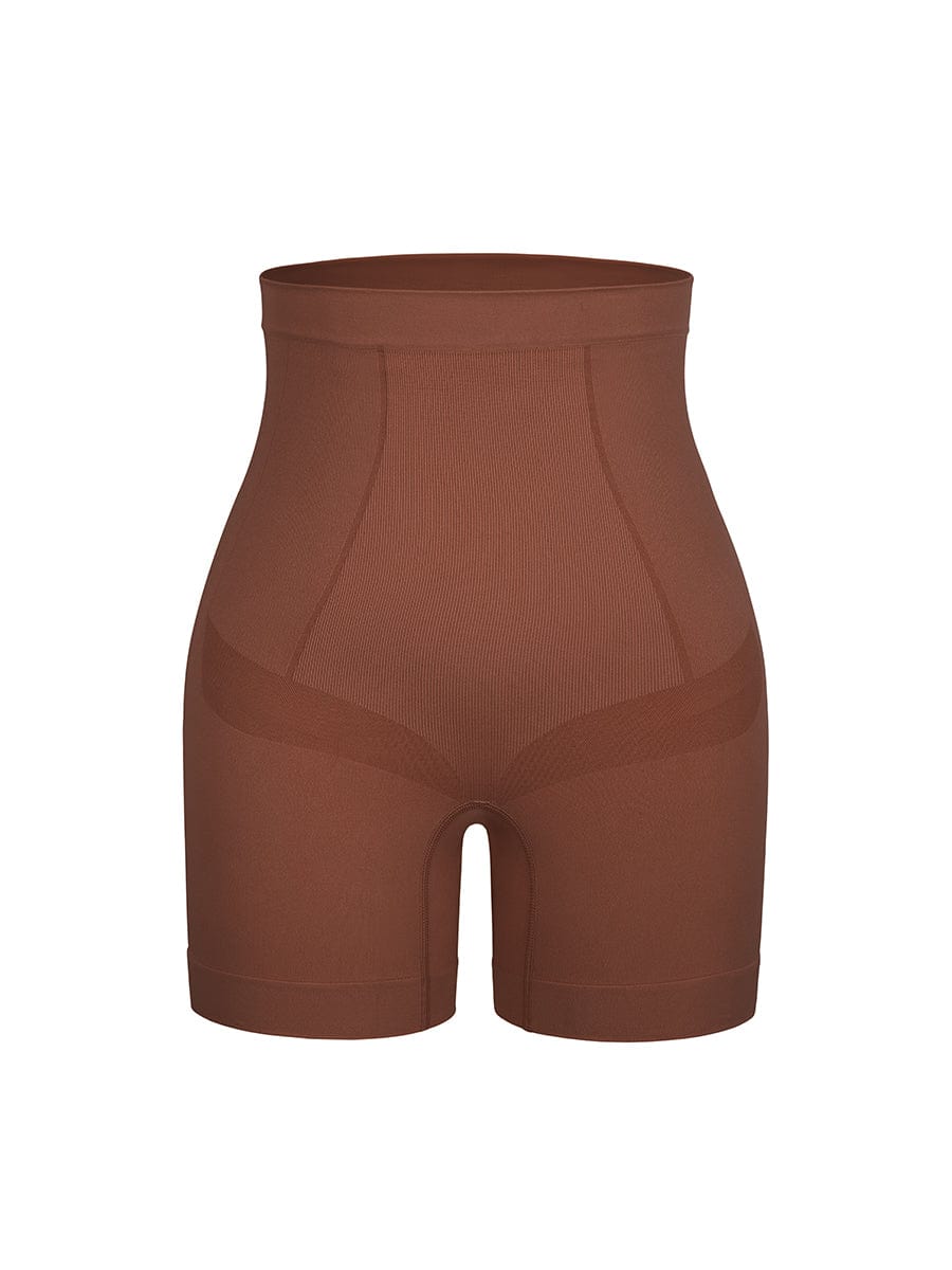 Seamless Mid-Waist Tummy Control Boyshorts 35