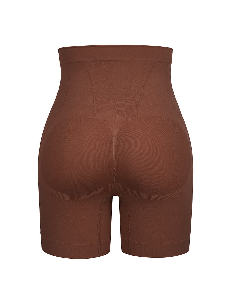 Seamless Mid-Waist Tummy Control Boyshorts 37