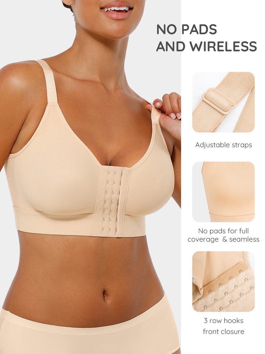 Post-Surgery Full Coverage Front Closure Bra 12