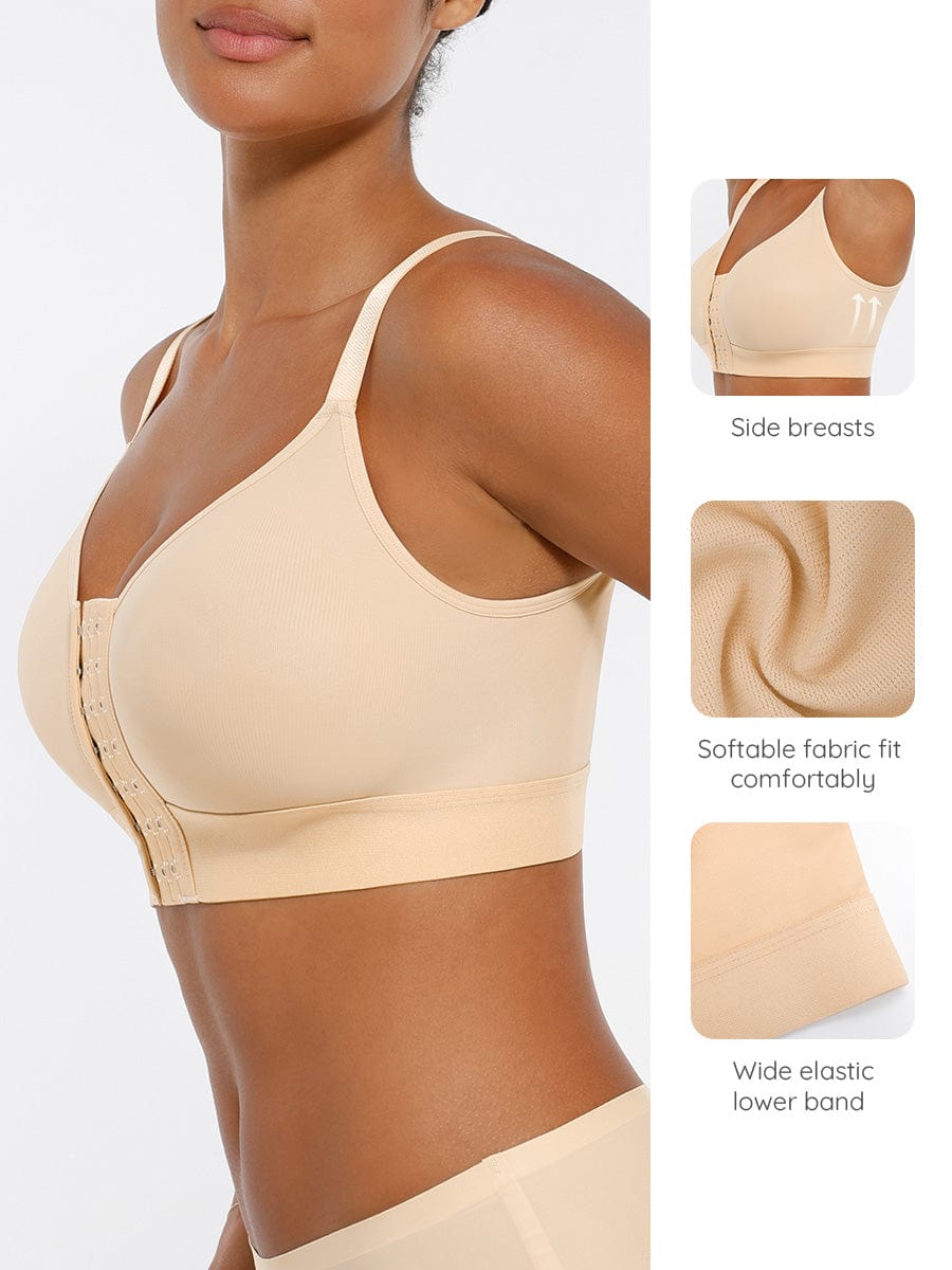 Post-Surgery Full Coverage Front Closure Bra 13