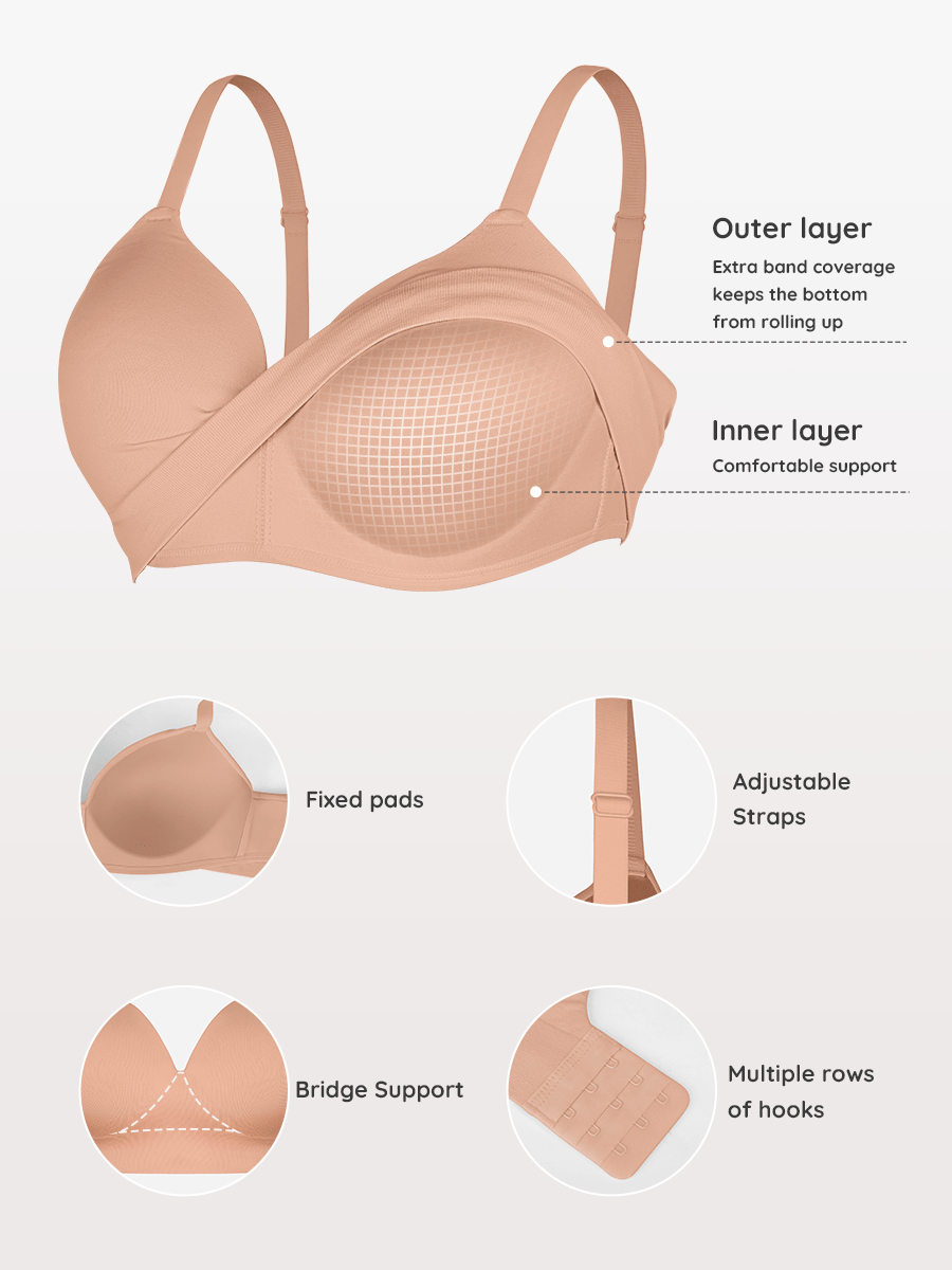 Seamless Wireless Foam Cup Bra 2